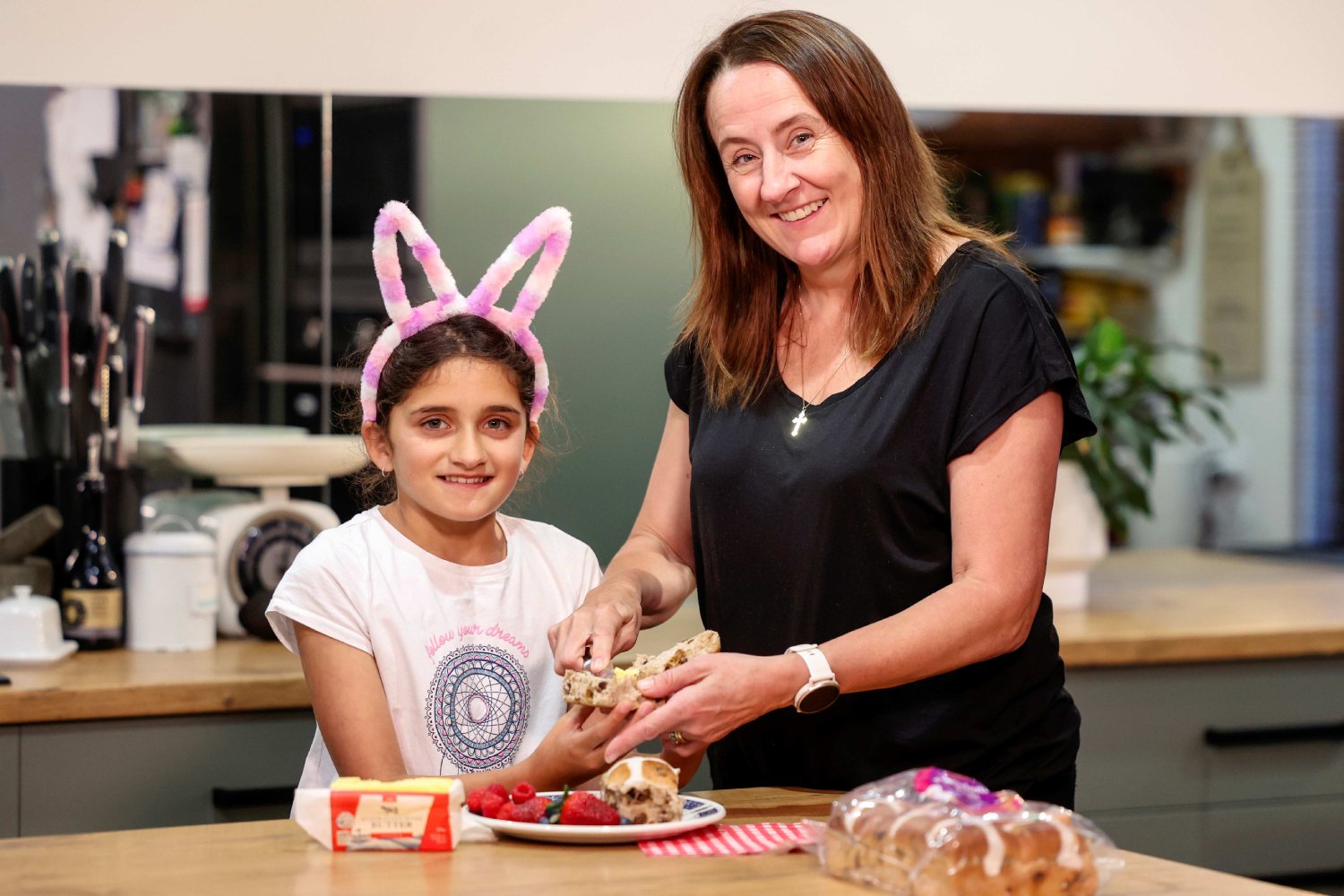 Coles Redkite launch Buns out for a good cause