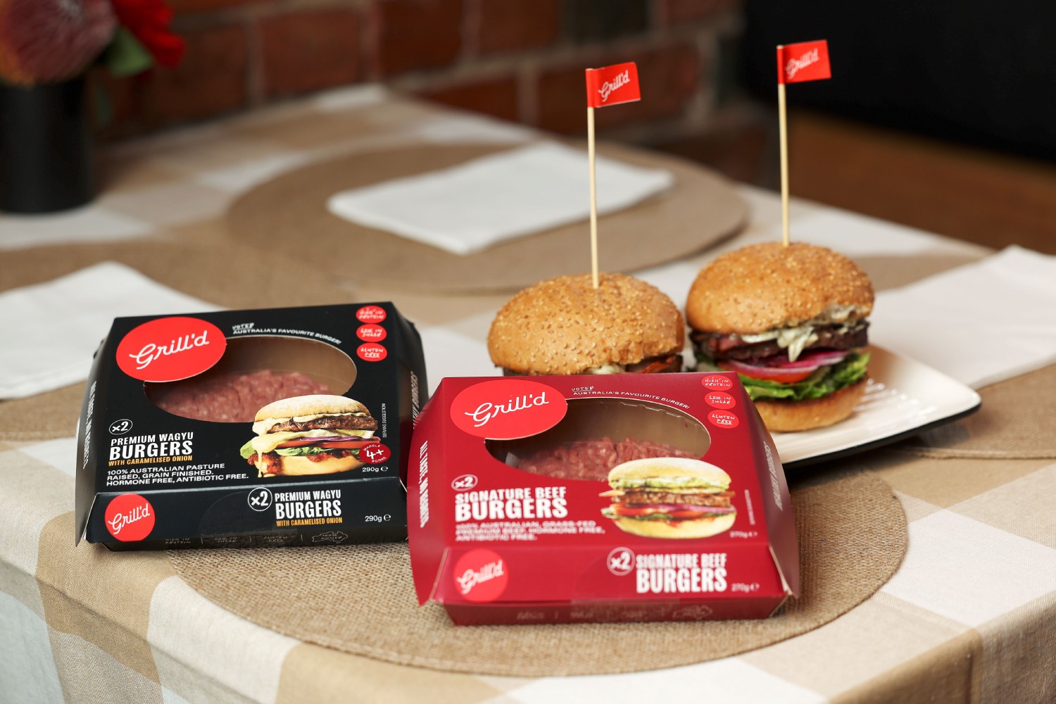 The Grill’d range includes three mouthwatering options with the same commitment to flavour, quality and health that you’d expect in-restaurant