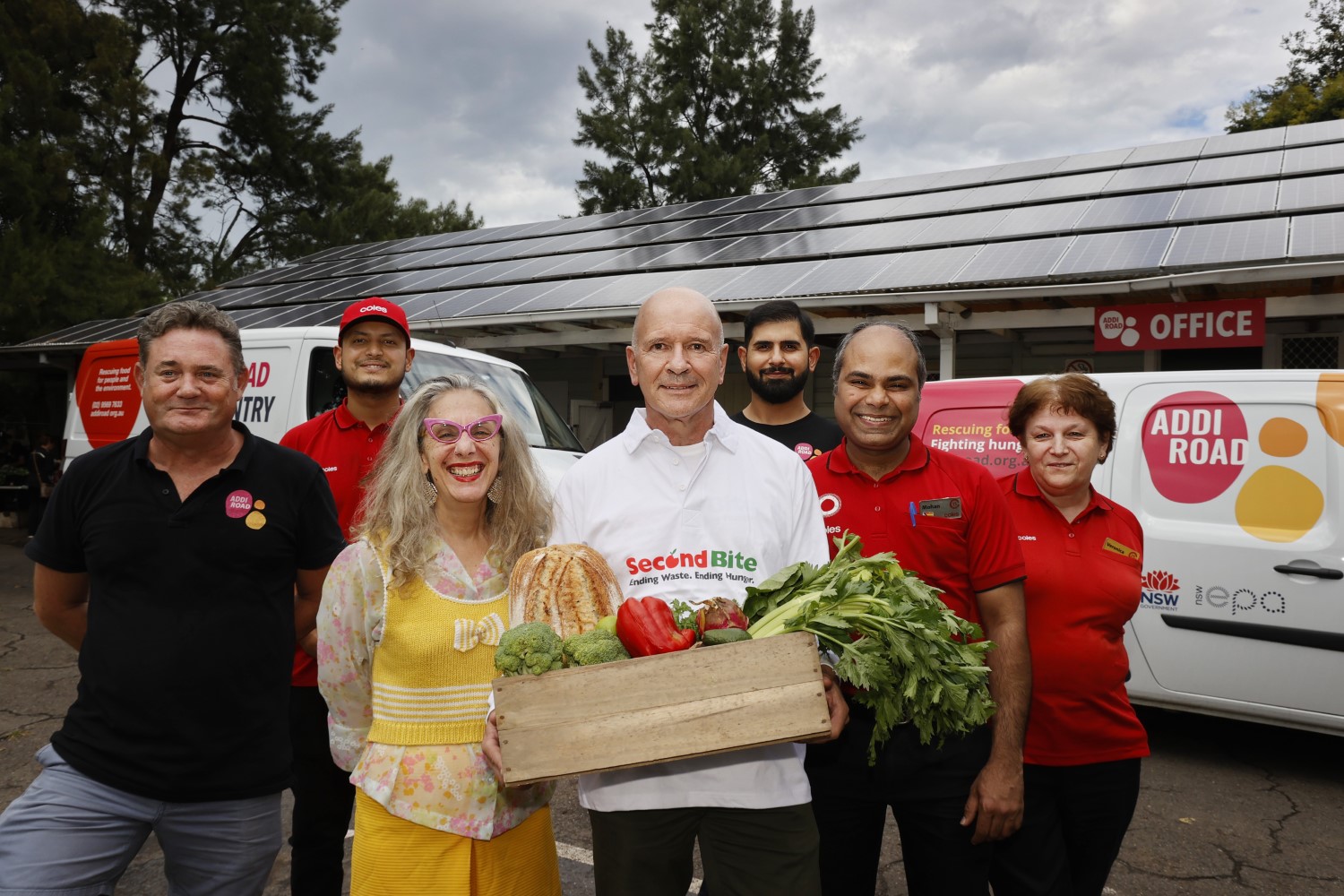 (L-R) Damien Moore, Srijan Thapa, Rosanna Barbero, Julian Martin, Mohan Mallola and Veronica Adler