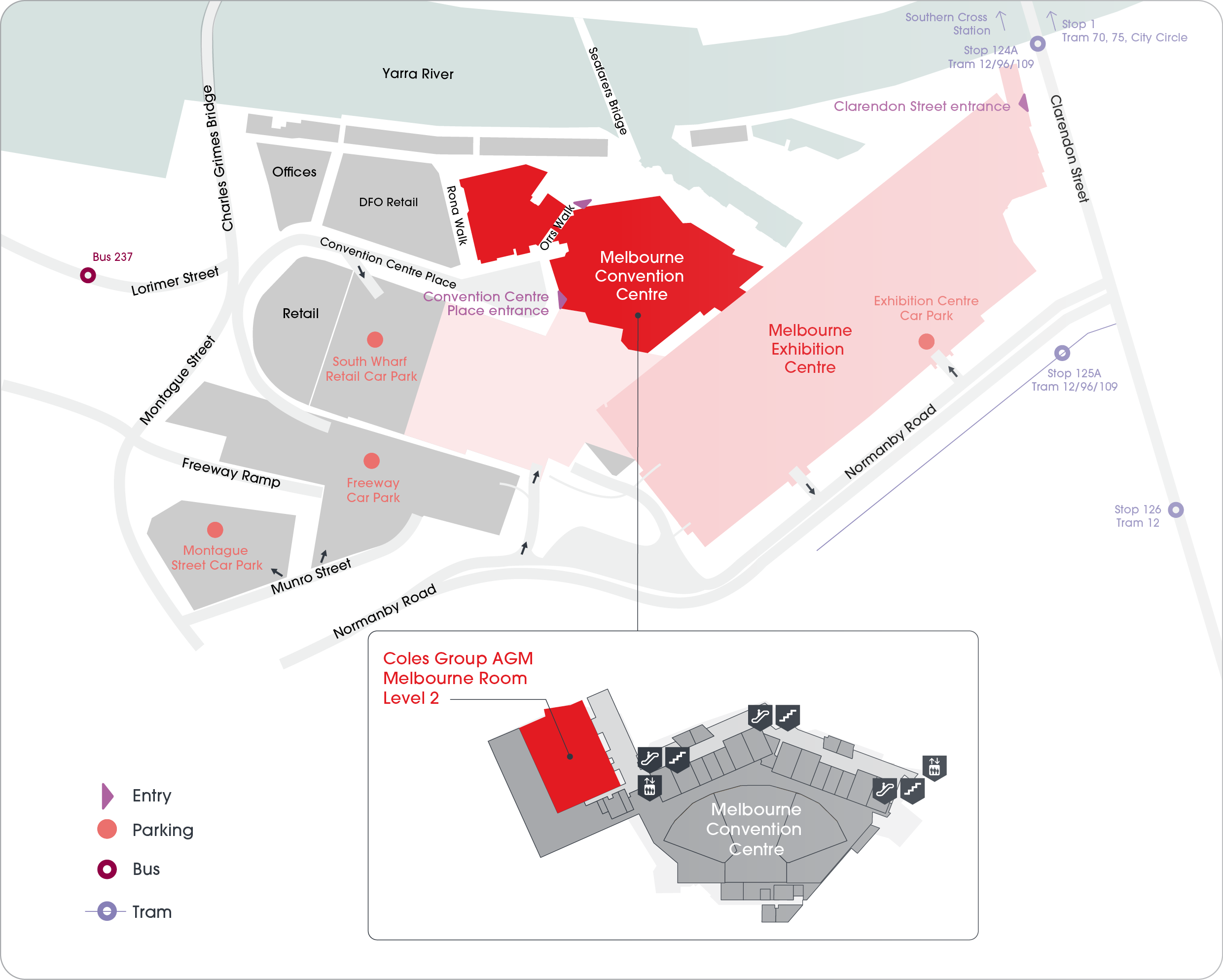 Map of 2026 AGM venue