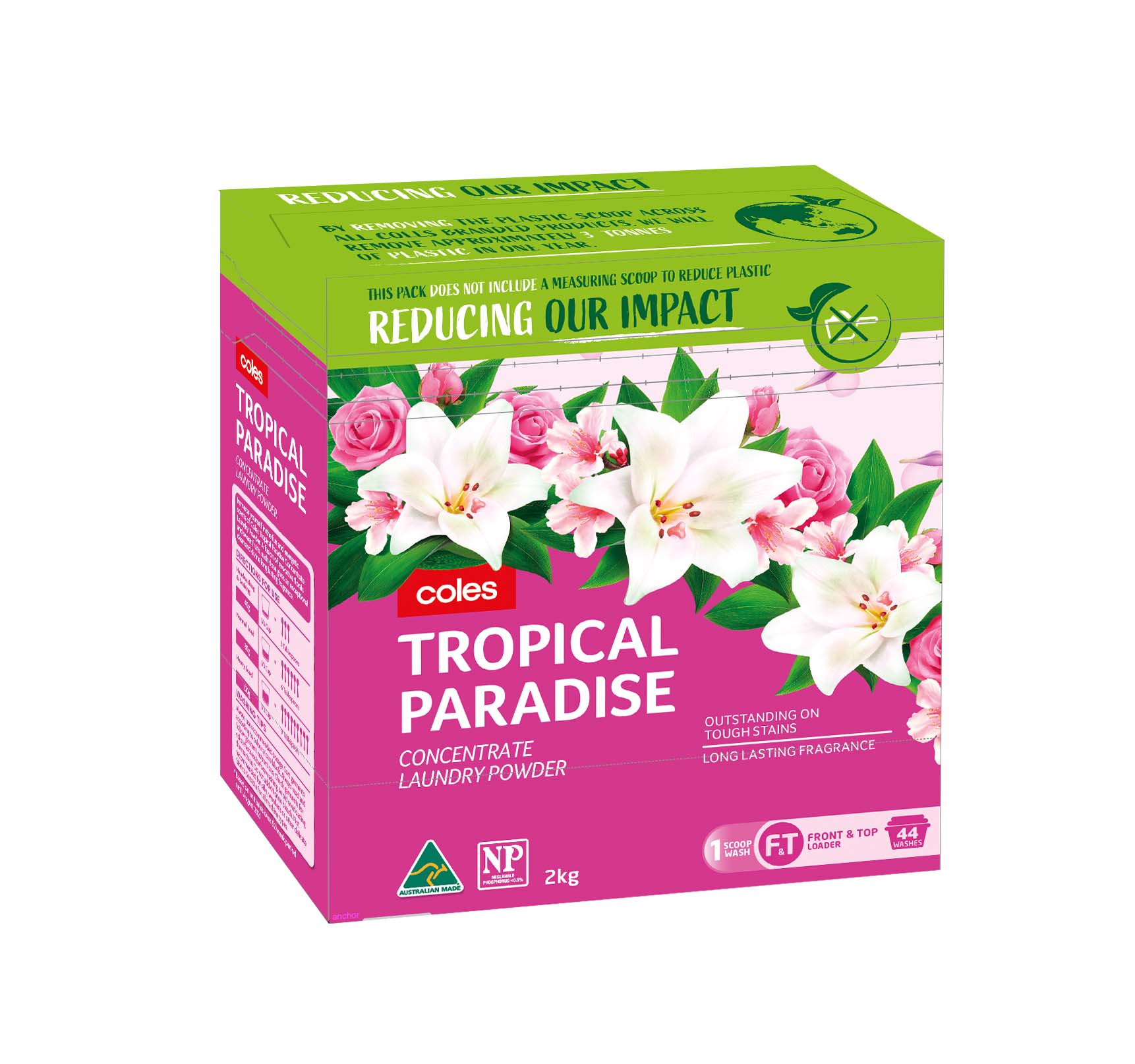 Coles Tropical Paradise Laundry Powder