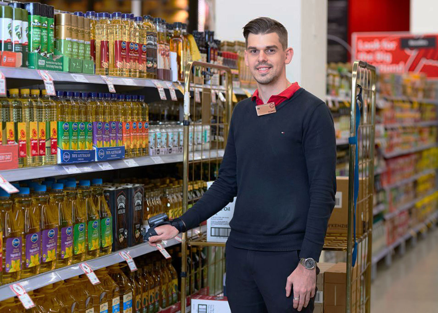 Coles and Microsoft Store Employee