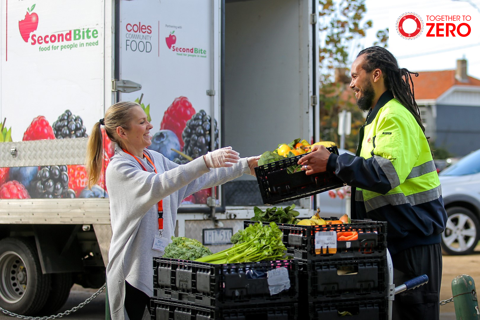 Coles fresh produce donation to SecondBite